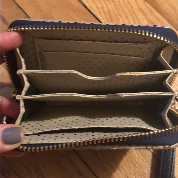 Pre-owned Deux Lux Zip Around Wristlet Wallet - Picture 3 of 6